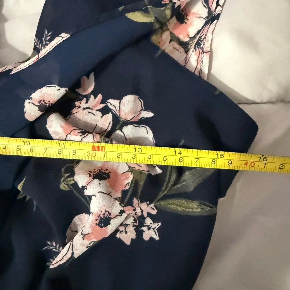 Abercrombie &‎ Fitch Maxi Dress Womens Blue Floral Flowy Romantic Cottagecore SM